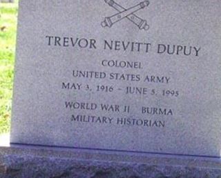 Trevor N. Dupuy on Sysoon