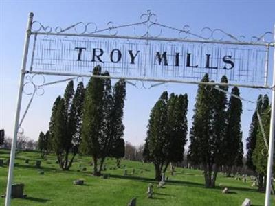 Troy Mills Cemetery on Sysoon