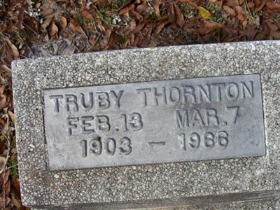 Truby Thornton on Sysoon