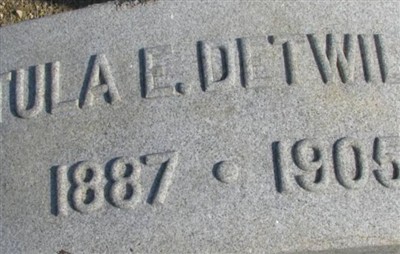 Tula E. Detwiler on Sysoon