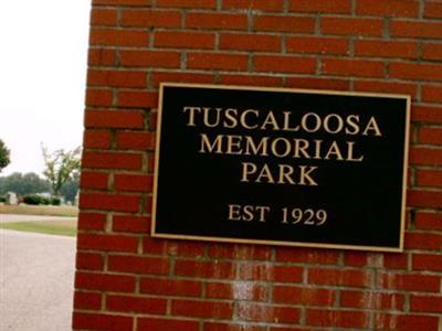 Tuscaloosa Memorial Park on Sysoon