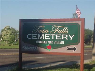 Twin Falls Cemetery on Sysoon