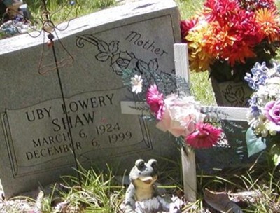 Uby Lowery Shaw on Sysoon