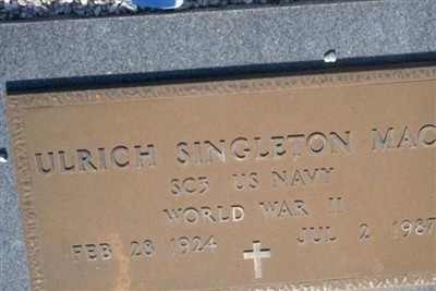 Ulrick Singleton Mack on Sysoon