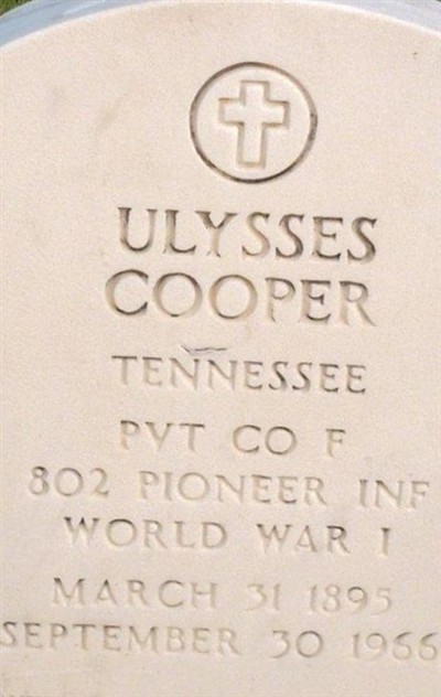 Ulysses Cooper on Sysoon