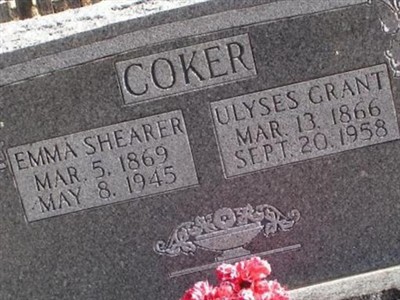 Ulysses Grant Coker on Sysoon