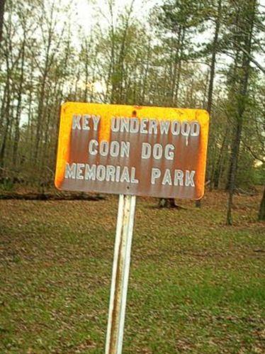 Key Underwood Coon Dog Memorial Park on Sysoon