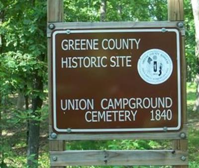 Union Campground Cemetery on Sysoon