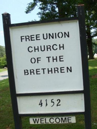 Free Union Church of the Brethren Cemetery on Sysoon