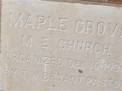 Maple Grove United Methodist Church Cemetery on Sysoon