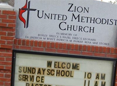 Zion United Methodist Church Cemetery on Sysoon