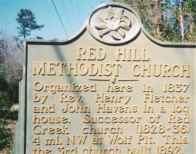 Red Hill United Methodist Church Cemetery on Sysoon