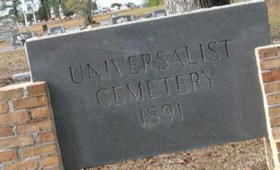 Universalist Cemetery on Sysoon