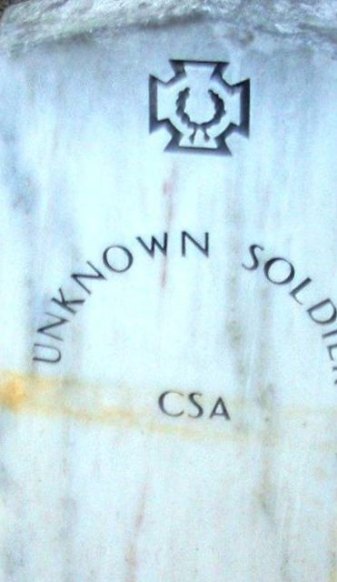 Unknown Confederate Soldier on Sysoon