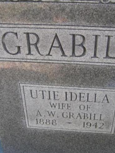 Utie Idella Grabill on Sysoon
