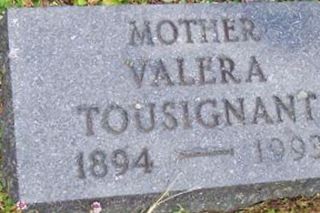 Mrs Valera Alice Weiser Tousignant on Sysoon