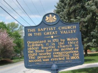 Great Valley Baptist Church Cemetery on Sysoon