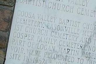 Coosa Valley Baptist Church Cemetery on Sysoon