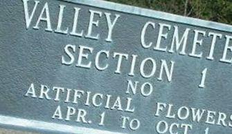 Valley Cemetery on Sysoon