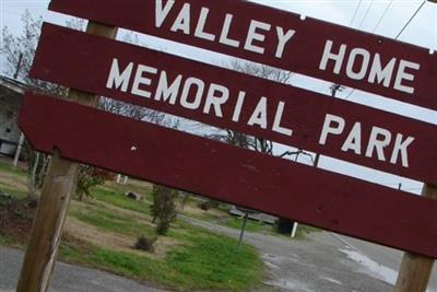 Valley Home Memorial Park on Sysoon