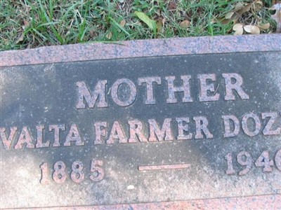 Valta Farmer Dozier on Sysoon