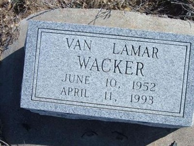 Van Lamar Wacker on Sysoon