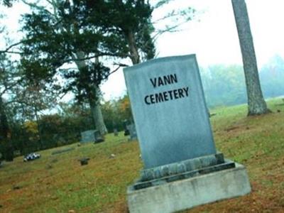 Vann Cemetery on Sysoon