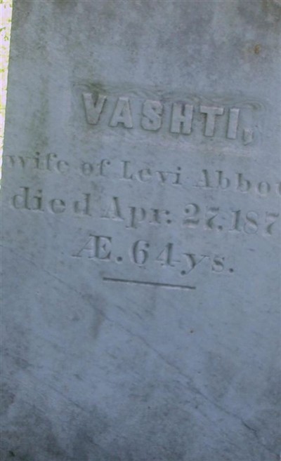 Vashti Wheeler Abbott on Sysoon