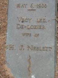 Vecy Lee De-Lozier Neblett on Sysoon