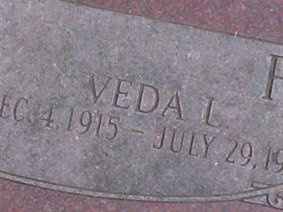 Veda L Faller on Sysoon