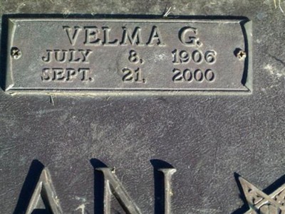 Velma Annetta Grogger Seideman on Sysoon