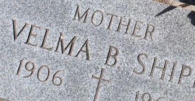 Velma B Shipp on Sysoon