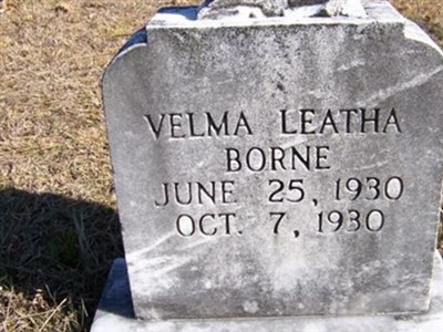 Velma Leatha Borne on Sysoon
