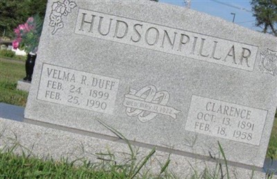 Velma R. Duff Hudsonpillar on Sysoon