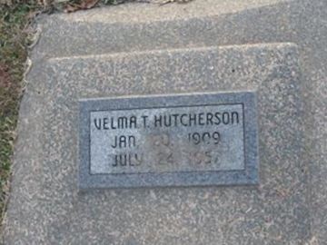 Velma T. Totten Hutcherson on Sysoon