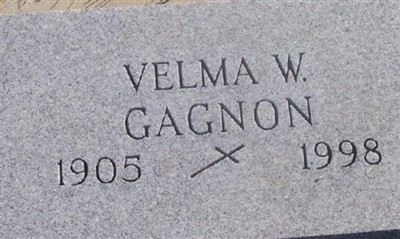 Velma W. Gagnon on Sysoon
