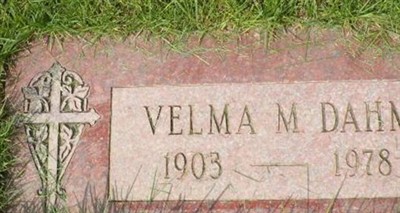 Velma Wilhelmine Sophia Linnemeier Dahm on Sysoon