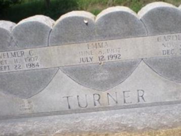 Velmer C Turner on Sysoon