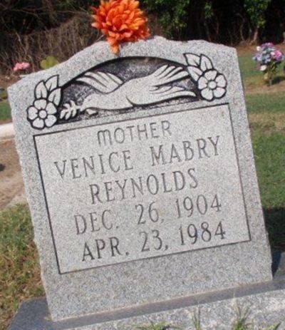 Venice Mabry Reynolds on Sysoon