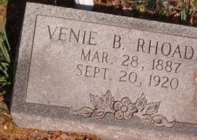 Venie B Rhoades on Sysoon