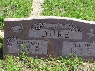 Vera Lorene Gary Duke on Sysoon