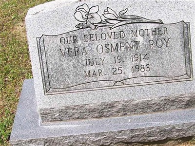 Vera Osment Roy on Sysoon