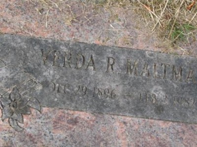 Verda R. Maltman on Sysoon