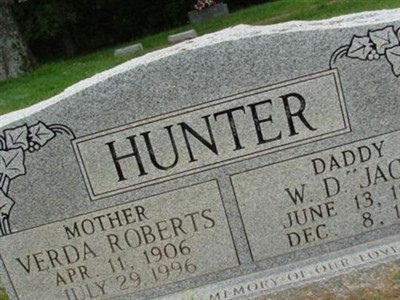 Verda Roberts Hunter on Sysoon