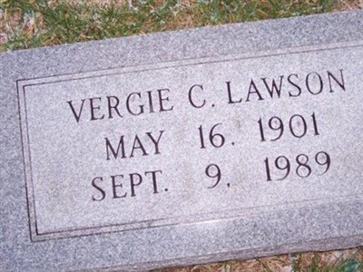 Vergie C. Lawson on Sysoon