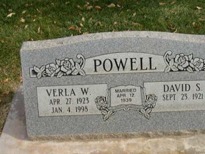 Verla Wittwer Powell on Sysoon