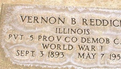 Vernon B Reddick on Sysoon