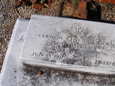 Vernon Etheridge Goen on Sysoon