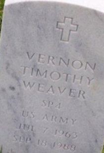 Vernon Timothy Weaver on Sysoon