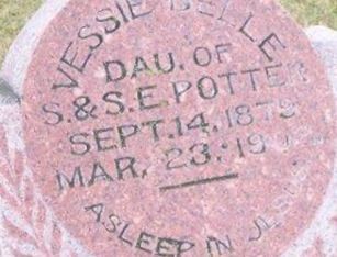 Vessie Belle Potter on Sysoon